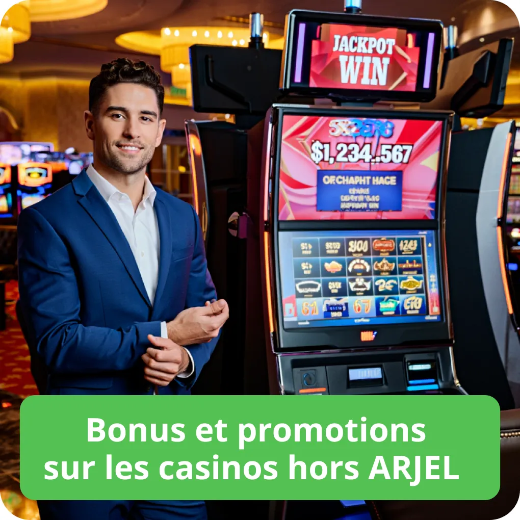 Bonus et promotions sur les casinos hors ARJEL
